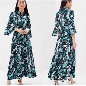banana republic embroidered cotton poplin maxi dress Soft Cotton Corset Maxi Dress – Banana Republic main image 1